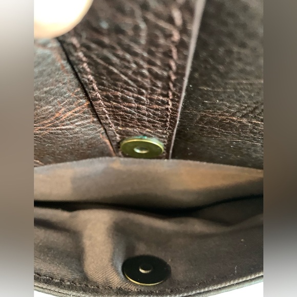 Men's Brown Leather Crossbody Bag - Picture 9 of 14